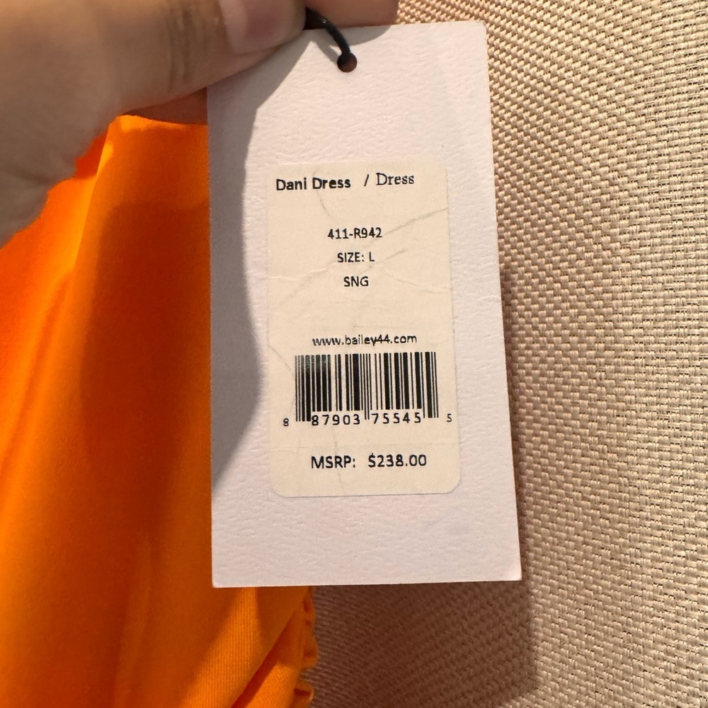 Bailey 44 Off-Shoulder Orange Maxi Dress - Picture 8 of 12